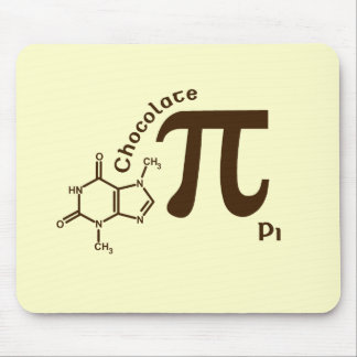 Lustiger Schokoladen-PU-Tagesschokoladen-PU Mousepad
