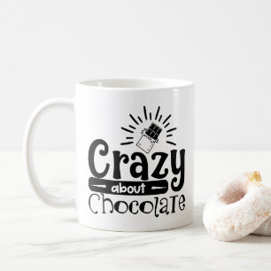 Lustiger Schokoladenliebhaber Schokoladensüchtiger Kaffeetasse