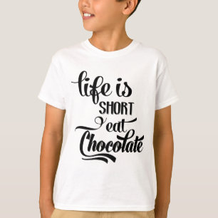 Lustiger Schokoladensüchtiger Schokoladenliebhaber T-Shirt