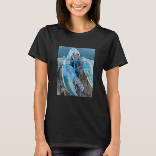 Lustiger Schreckhummer-Meme Blaues Krustentier_1 T-Shirt