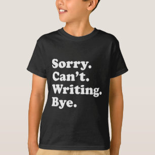 Lustiger Schreibender Autor Au Geschenk Für Männer T-Shirt