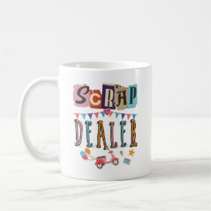 Lustiger Schrotthändler Scrapbooking Kaffeetasse