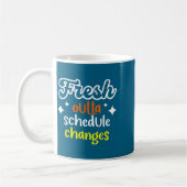 Lustiger Schulberater frisch aus der Stundenplanän Kaffeetasse (Links)