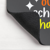 Lustiger Schulberater frisch aus der Stundenplanän Mousepad (Ecke)
