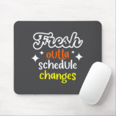Lustiger Schulberater frisch aus der Stundenplanän Mousepad (Mit Mouse)