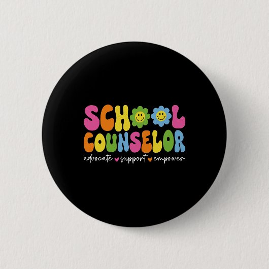 Lustiger Schulberater Zurück zur Schule Beratung T Button (Vorderseite)