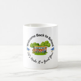 Lustiger Schulbus-Reise-Becher Kaffeetasse
