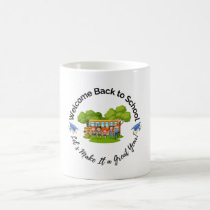 Lustiger Schulbus-Reise-Becher Kaffeetasse