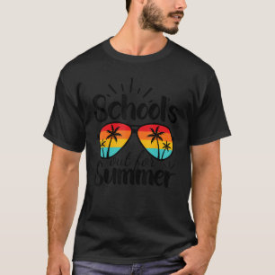 Lustiger Schule ist für die Sommerferien Lehrer Ki T-Shirt