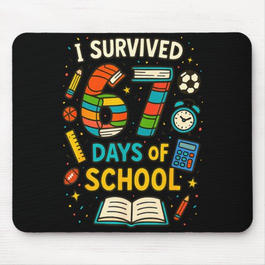 Lustiger Schule Sechs Sieben Meme Schüler Lehrer W Mousepad (Vorne)