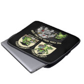 Lustiger Schülerfrosch Abschlussprüfung Level Boss Laptopschutzhülle (Vorne Knopf)