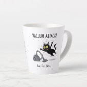Lustiger Schwarzer-Katzen-Kaffeebecher-Geschenk Va Milchtasse (Rechte Ecke)