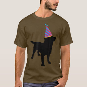 Lustiger schwarzer Labrador-Hundeliebhaber Geburts T-Shirt