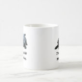 Lustiger schwarzer Mops - ich bin Gefühl ein Kaffeetasse (Mittel)