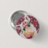 Lustiger Schweineknopf Button (Vorne & Hinten)