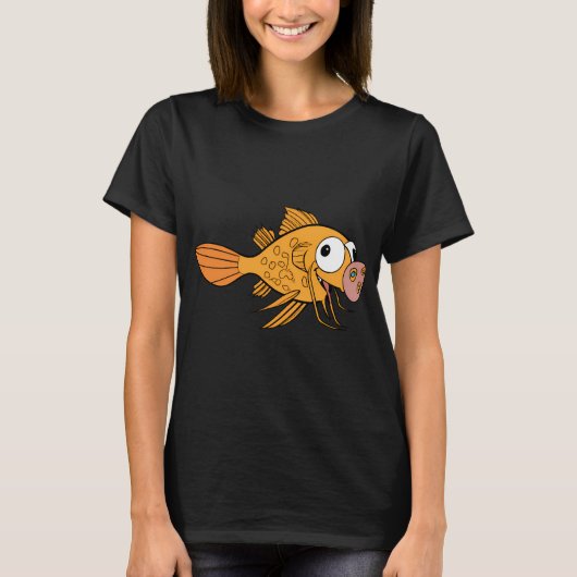 Lustiger Schweinsfisch T-Shirt (Vorderseite)