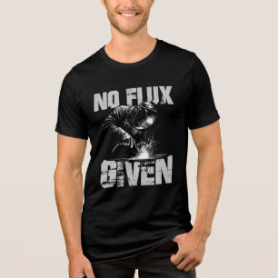 Lustiger Schweißer Kein Flussmittel Gegeben Männer Tri-Blend Shirt