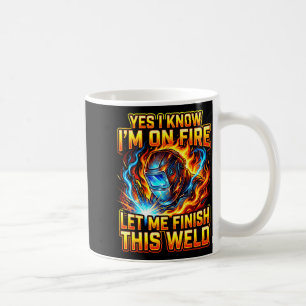 Lustiger Schweißer Schweißer Metallarbeiter Ja ich Kaffeetasse