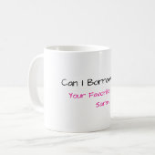 Lustiger Schwester-Mug Kaffeetasse (Vorderseite Links)