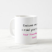 Lustiger Schwester-Mug Kaffeetasse (Vorderseite Links)