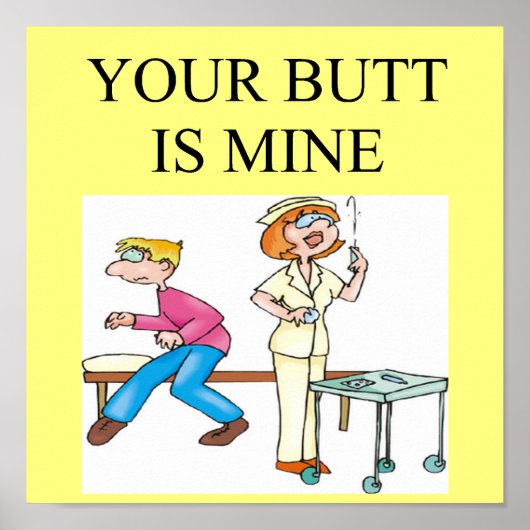 lustiger Schwesternwitz Poster (Vorne)