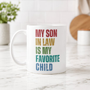 Lustiger Schwiegersohn Lieblingskind Kaffee Kaffeetasse