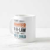 Lustiger Schwiegersohn Lieblingskind Kaffeetasse (Vorderseite Links)