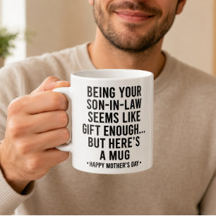 Lustiger Schwiegersohn Muttertag Kaffeetasse