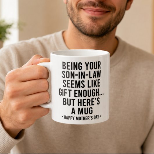 Lustiger Schwiegersohn Muttertag Kaffeetasse