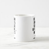 Lustiger Schwiegersohn Muttertag Kaffeetasse (Mittel)