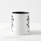 Lustiger Schwiegersohn Muttertagsbecher Sarkastisc Tasse (Zentrum)