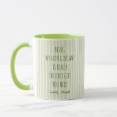 Lustiger Schwiegervater Becher Tasse (Links)