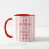 Lustiger Schwiegervater Becher Tasse (Links)