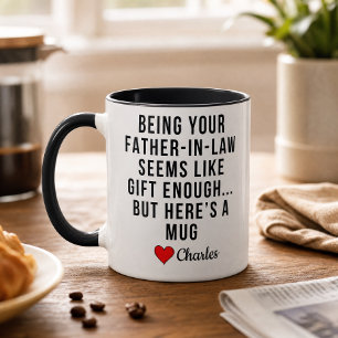 Lustiger Schwiegervater Tasse Geschenk für Schwieg