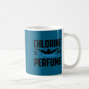 Lustiger Schwimmender Schwimmer Chlor ist mein Par Kaffeetasse