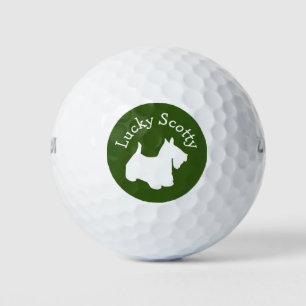 Lustiger Scottie-Terrier Scotty-Hund Golfball
