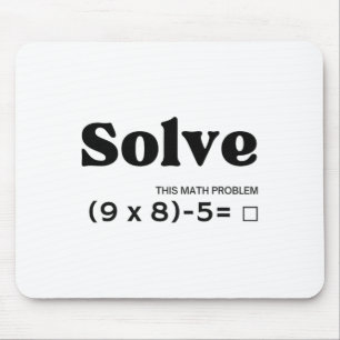 Lustiger Sechs Sieben 67 Meme Pemdas Schule Mathel Mousepad