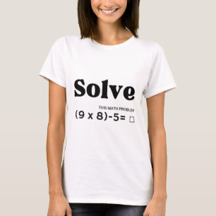 Lustiger Sechs Sieben 67 Meme Pemdas Schule Mathel T-Shirt