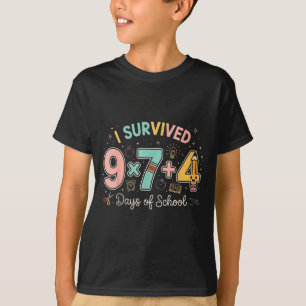 Lustiger Sechs Sieben 67 Tage Schulfoto Meme Mathe T-Shirt