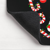 Lustiger Sechs Sieben 6 7 Meme Design Paare Weihna Mousepad (Ecke)