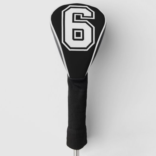 Lustiger Sechs Sieben 6 7 Meme  Golf Headcover (Vorderseite)
