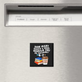 Lustiger Sechs Sieben 6 7 Meme Lehrer liest 6-7 67 Magnet (In Situ (Geschirrspüler))