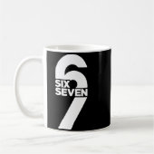 Lustiger Sechs Sieben 6 7 Meme Spruch Gen Alpha Sl Kaffeetasse (Links)
