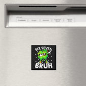 Lustiger sechs sieben bruh St. Patricks Day Dabbin Magnet (In Situ (Geschirrspüler))