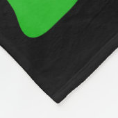 Lustiger sechs sieben bruh Waschbär St. Patricks T Fleecedecke (Ecke)