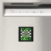 Lustiger sechs sieben bruh Waschbär St. Patricks T Magnet (In Situ (Geschirrspüler))