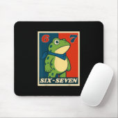 Lustiger Sechs Sieben Frosch 6 7 Meme Gen Alpha Sl Mousepad (Mit Mouse)