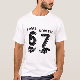 Lustiger Sechs Sieben Geburtstags-Meme 6 7 Jahre a T-Shirt