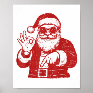 Lustiger Sechs Sieben Meme 67 Weihnachten Brainrot Poster