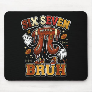 Lustiger sechs sieben Meme Fußballtag 3.14 Mathe-L Mousepad